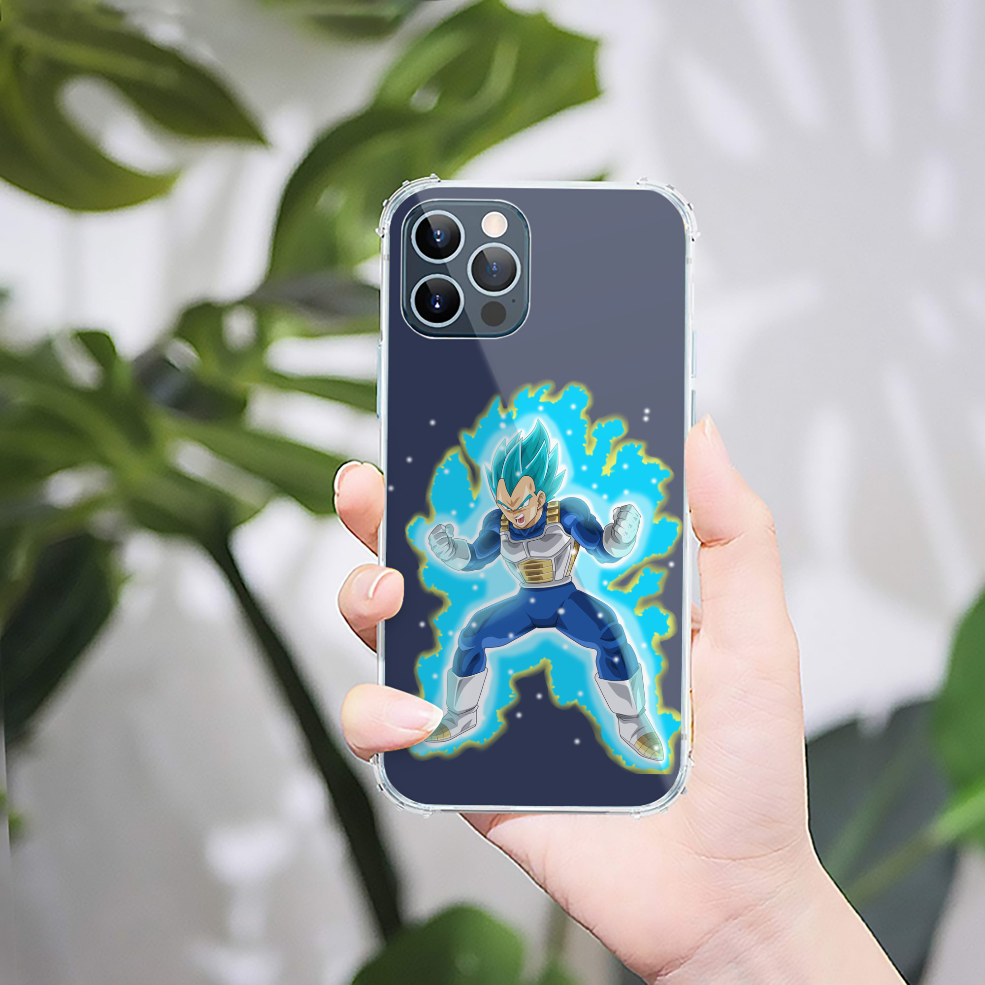 （画像用） ドラゴンボール ベジータ四世（Bejīta Yonsei）DRAGON BALL Vegeta IV 【iPhone 12シリーズ対応】透明スマホケース（クリアソフトケース）